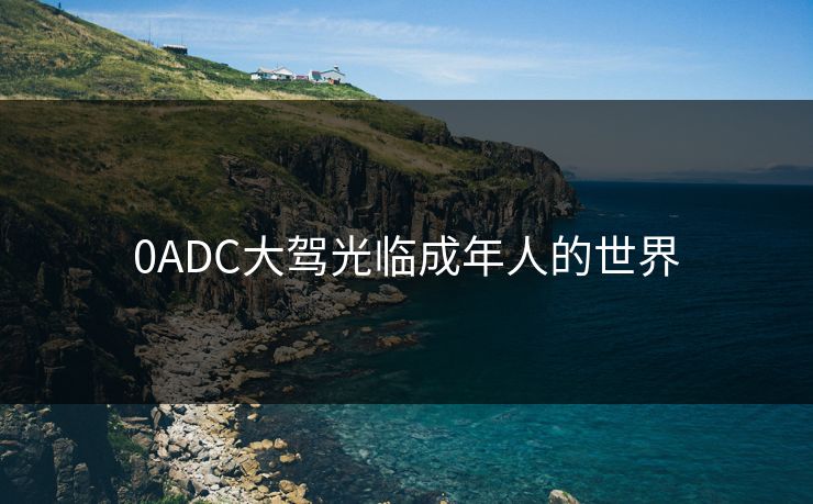 0ADC大驾光临成年人的世界